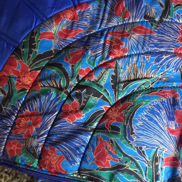 Set of 2 Thai silk hand made pillow cases square - Picture 3 of 7